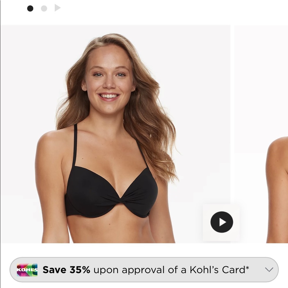Black bikini set
